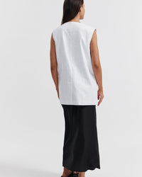 Maternity Soft Tailored Linen Vest 11