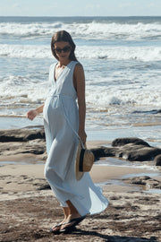 Ella Cotton Gauze Maxi (Seamist)