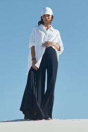 Celeste Wide Leg Pant (Dark Navy)