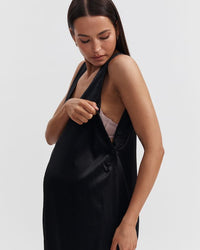 Stylish Baby Shower Dress (Black) 8