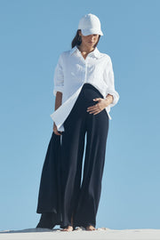 Cotton Gauze LS Shirt (White)