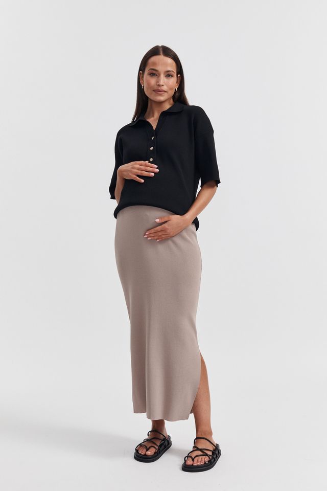 Maternity Work Top (Black) 5