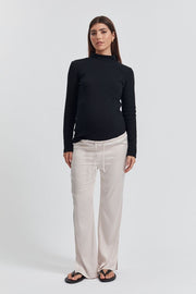 Maternity Satin Pant (Petal) 4