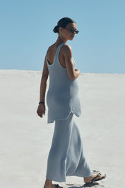 Arabella Maxi Skirt (Mineral Blue)