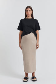 Maternity Baby Tee (Black) 6