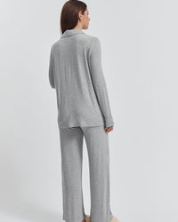 Soft Maternity PJ Shirt (Grey) 4