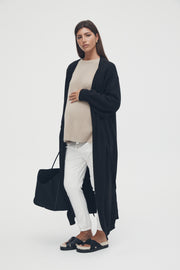 Maternity Denim Joggers (White) 6