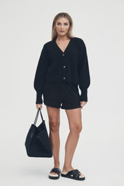 Overbump Stretchy Maternity Shorts Black 6