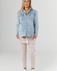 Maternity Denim Shirt - 2