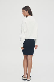 Maternity Crop (Cream) 7