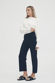 Maternity Crop (Cream) 9