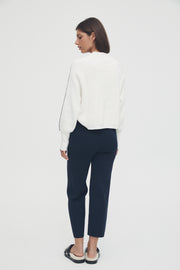 Maternity Crop (Cream) 5