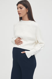 Maternity Crop (Cream) 2