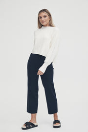 Maternity Crop (Cream) 8
