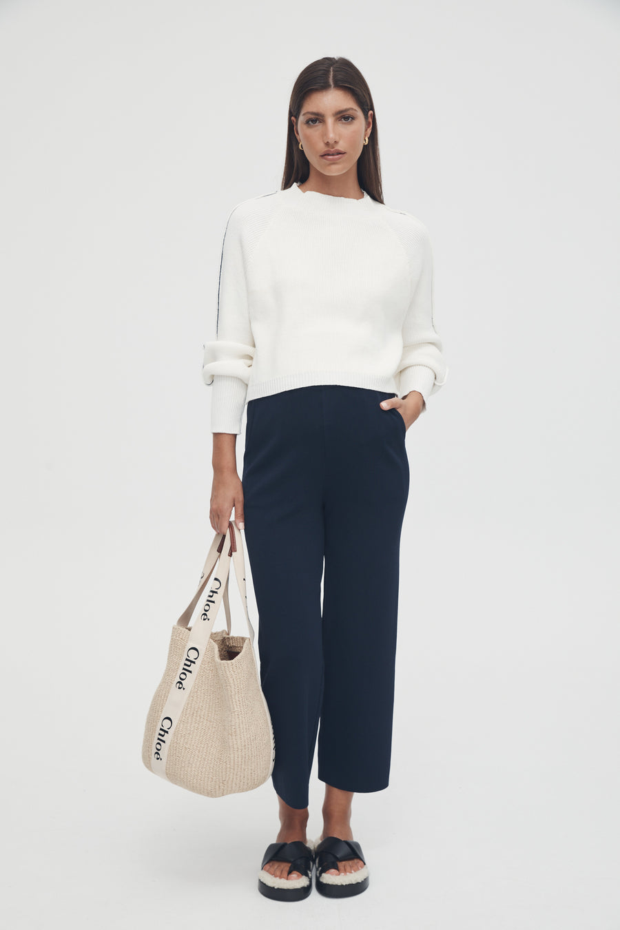 Maternity Crop (Cream) 1
