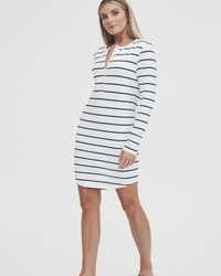 Stripe Maternity & Nursing Dress 5