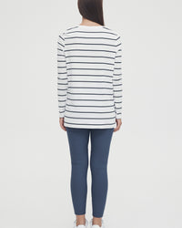 Stripe Maternity & Nursing Tee 6