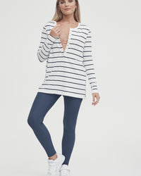 Stripe Maternity & Nursing Tee 8