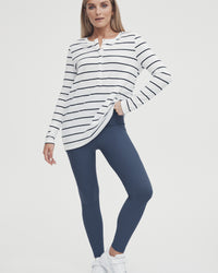 Stripe Maternity & Nursing Tee 9