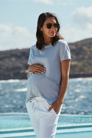 Maternity and Nursing Top Grey - 2