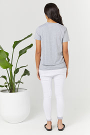 Maternity and Nursing Top Grey - 9