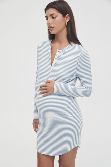 Stripe Maternity Dress 1