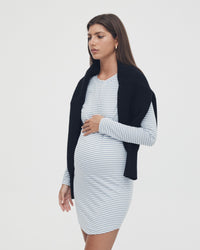 Stripe Maternity Dress 5