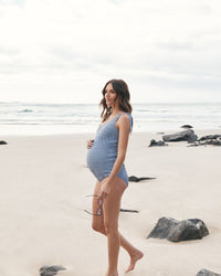 Gidget One Piece (Navy Gingham) - FINAL SALE